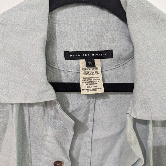 100% linen shirt with pockets - Picture 4 of 4